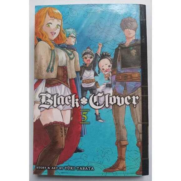 Black Clover Vol. 5: Light Manga Comic Book by Yūki Tabata (VG+) English - Picture 2 of 3